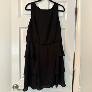 Banana Republic Black High Low Dress